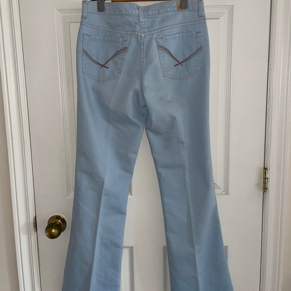 Light Wash Flare Jeans - Picture 6 of 9